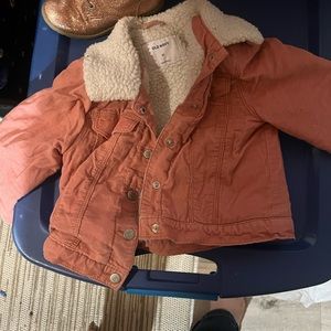 Girls Sherpa coat pink